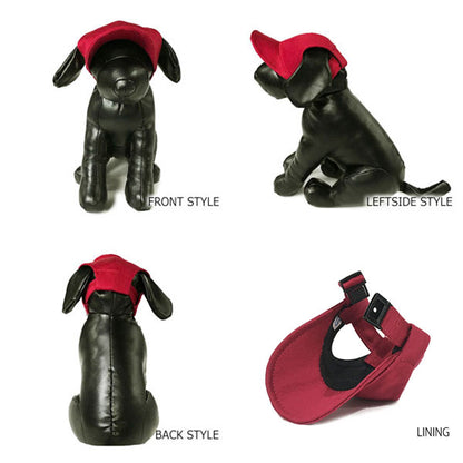 日本製 帽子 専門店 KOBEDOG コットン ドッグ キャップ UVケア おしゃれ 犬服　犬用品 ウェア 紫外線防止 夏バテ防止 日除 ワンちゃん帽子 ペット服 被り物 犬用 介護犬